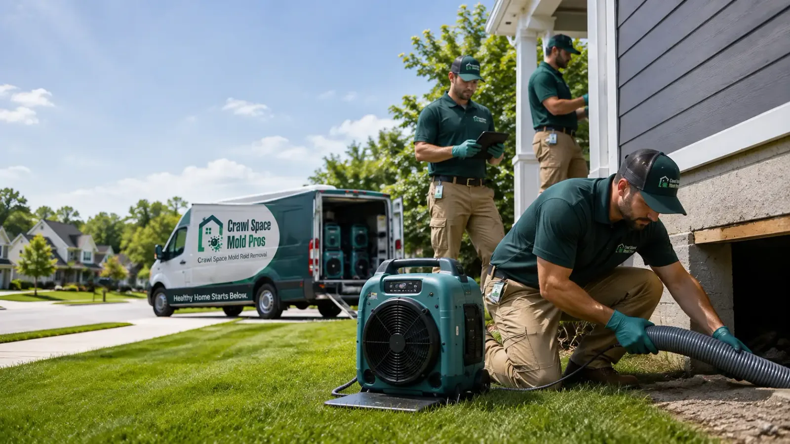 Crawl Space Mold Removal in Ohio City, CO